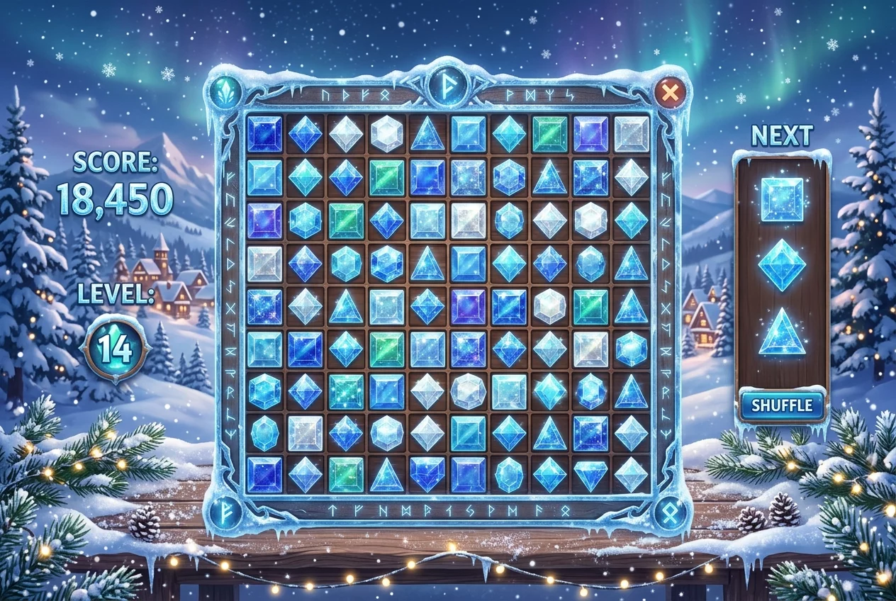 10x10 Winter Gems Blast