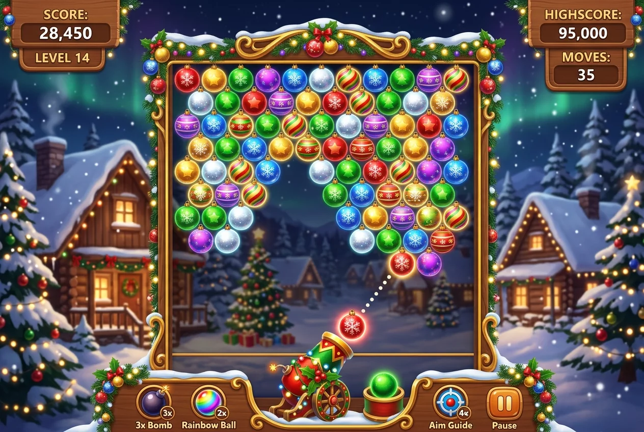 Bubble Game 3: Christmas Edition Pop