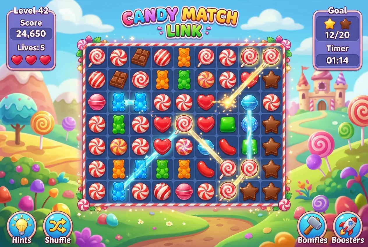 Mahjong Sweet Connection Link