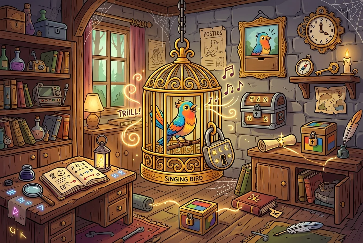 Singing Bird Escape Puzzle